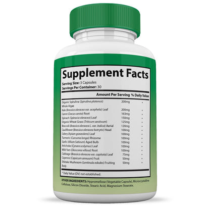 (6 Pack) Vital Fruits and Veggies Supplement Whole Food Red & Green Superfoods Justified LaboratoriesBuy Supplements Australia