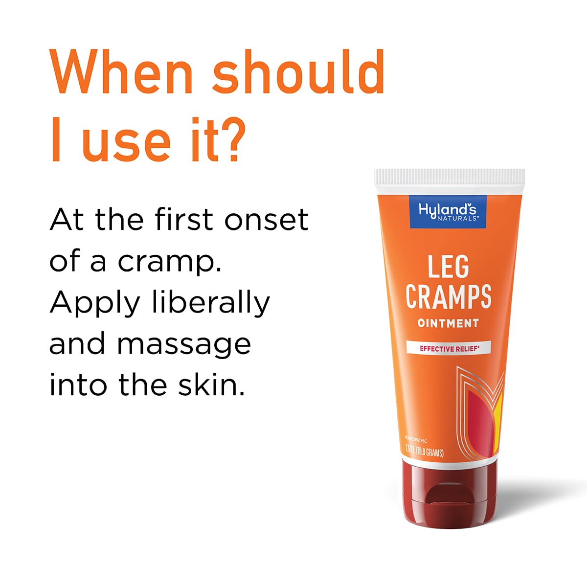 Hyland's Leg Cramps Ointment, Arnica Gel Leg Cramp Relief, Natural Relief of Calf, Leg and Foot Cramp, 2.5 oz Hyland'sBuy Supplements Australia