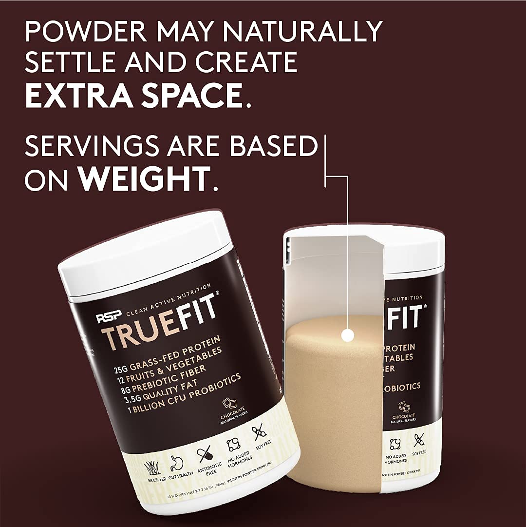TrueFit Meal Replacement Shake Protein Powder, Grass Fed Whey + Organic Fruits RSP NUTRITIONBuy Supplements Australia