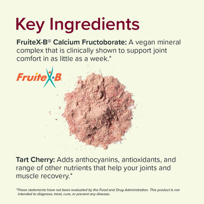 Sur Joint Support FruiteX-B Tart Cherry Capsules - Vegan Fast-Acting Relief for Better Joint Comfort and Mobility - Whole Tart Cherry and Calcium Fructoborate, Muscle Recovery (120 Capsules) SurBuy Supplements Australia