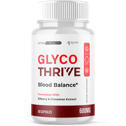 Glyco Thrive Capsules, Official GlycoThrive Glycogen Support Pills with All Natural Ingredients, Advanced Formula Health Supplement with Max Strength Premium Vitamins for Women & Men (60 Capsules) SyvorBuy Supplements Australia
