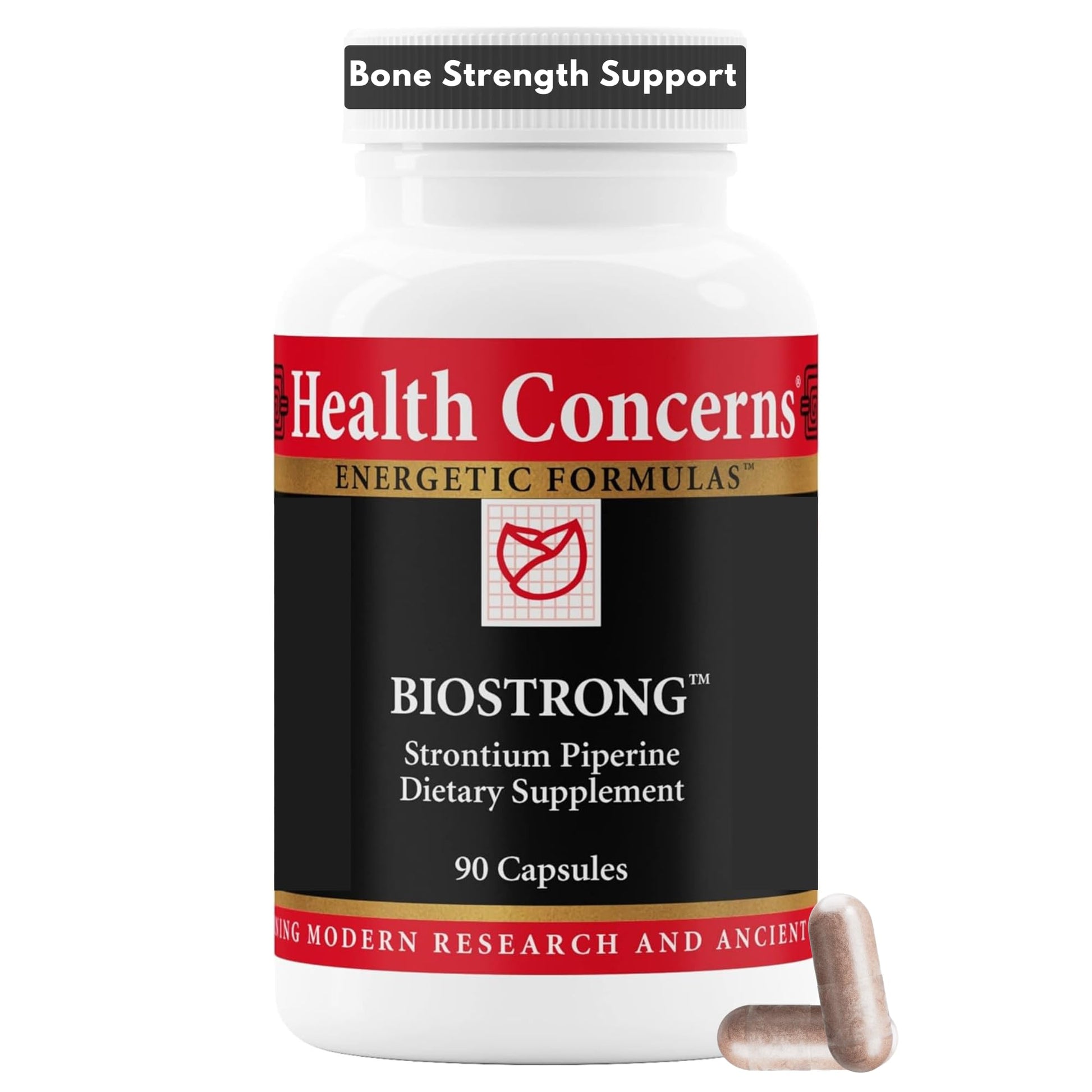 Health Concerns BioStrong – Bone Strength & Density Support Supplement – Strontium & BioPerine Black Pepper Extract for Joint Mobility – Chinese Herbal Blend for Men & Women – 90 Capsules Health ConcernsBuy Supplements Australia