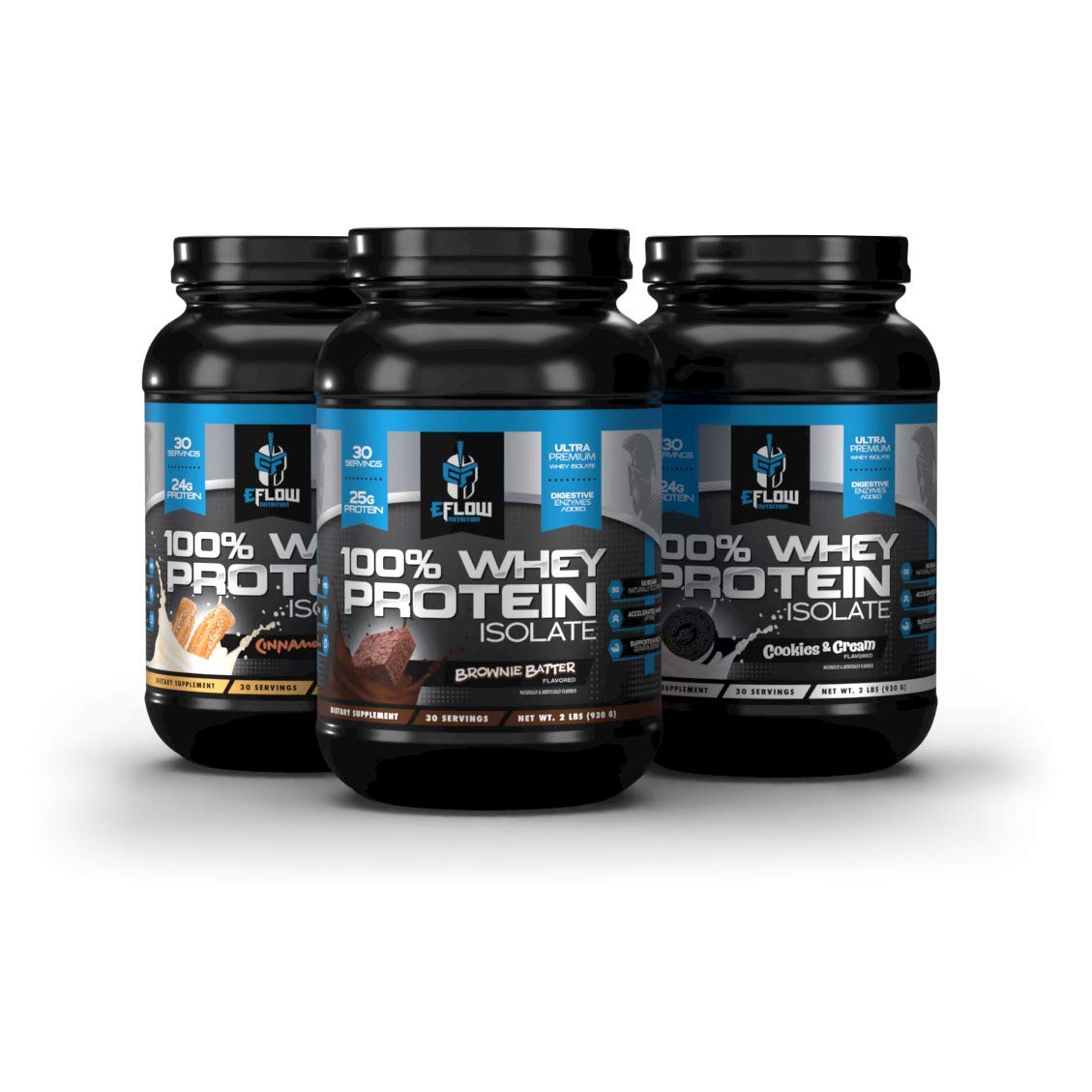 eFlow Nutrition 100% Whey Protein Isolate - Gluten & Lactose-Free Digestive Enzymes eFlow NutritionBuy Supplements Australia