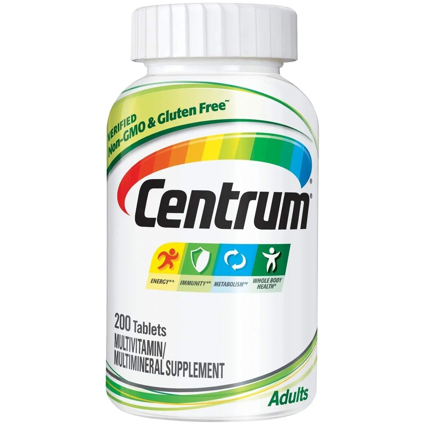 Centrum Adult Multivitamin/Multimineral Supplement with Antioxidants, Zinc, Vitamin D3 and B Vitamins, Gluten Free, Non-GMO Ingredients - 200 Count CentrumBuy Supplements Australia