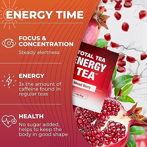 Total Tea Detox Tea & Energy Tea Set - 25 Day Detox Tea - Herbal SIim Tea Total TeaBuy Supplements Australia