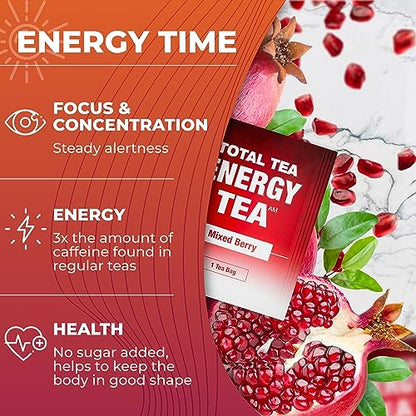 Total Tea Detox Tea & Energy Tea Set - 25 Day Detox Tea - Herbal SIim Tea Total TeaBuy Supplements Australia