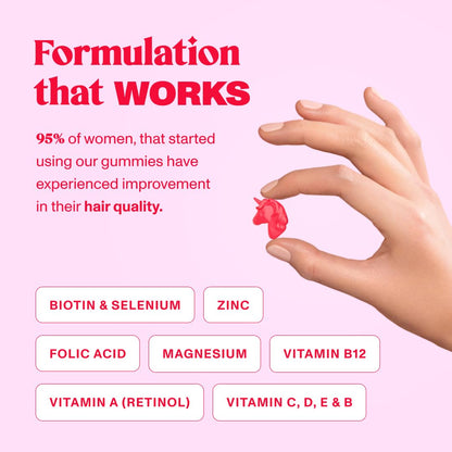 Bloom Robbins 60 Hair Gummies for Faster Hair Growth Vitamins for Women & 5000 MCG Bloom RobbinsBuy Supplements Australia