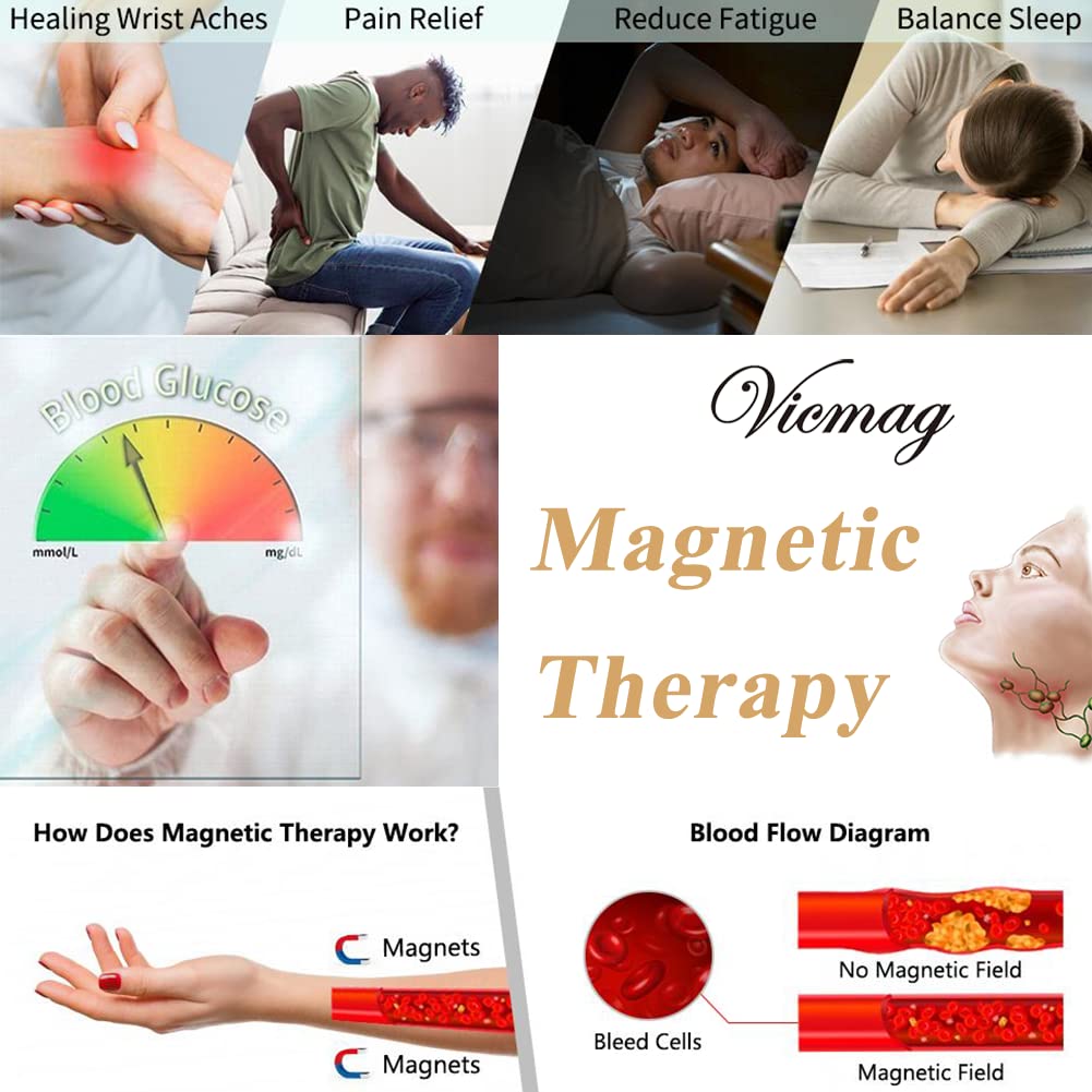 Vicmag Copper Magnetic Ring for Women Men 100% Solid Pure Copper Adjustable with Jewelry Gift Box VicmagBuy Supplements Australia