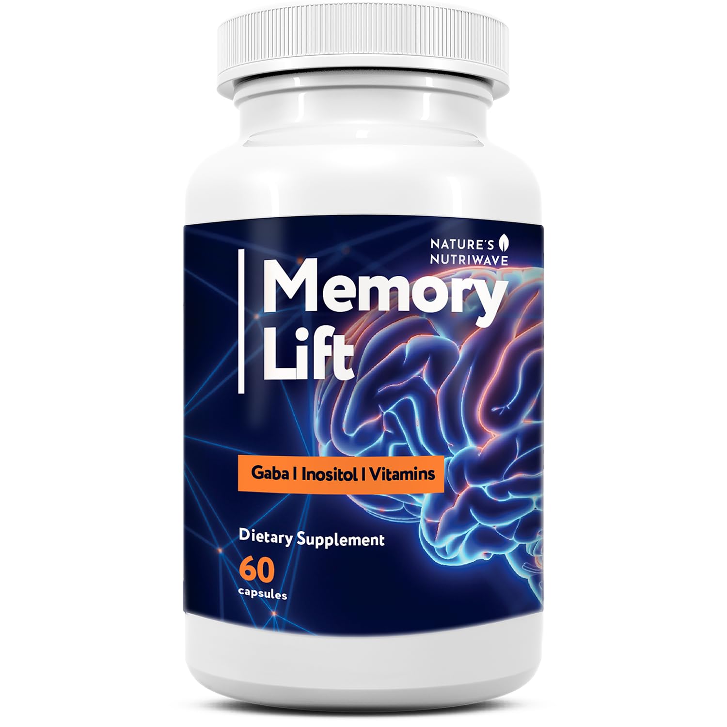 Nature’s NutriWave Memory Lift Capsules – Natural Daily Supplement with Vitamins A, C, D, E, B-Complex, Biotin & Choline – Made in USA, GMP-Certified, Non-GMO, Vegetarian – 60 Caps, 1 Month Supply Nature’s NutriWaveBuy Supplements Australia