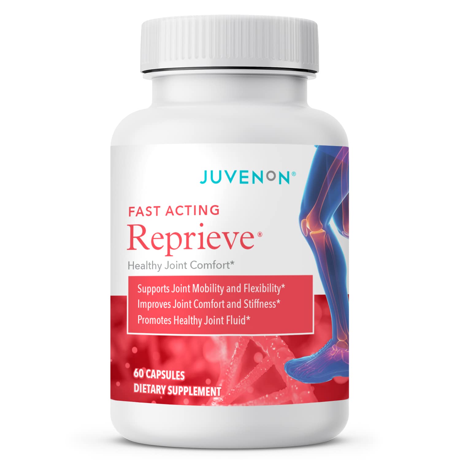 Juvenon Reprieve Capsules (60 Capsules) - Fast-Acting, Joint Comfort Supplement and Effective Joint Support Solution, Research Verified JuvenonBuy Supplements Australia
