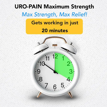 Rising Health - URO Pain Maximum Strength | Urinary Tract Pain Relief | Relief from Pain, Burning and Urgency | 24 Count RisingBuy Supplements Australia