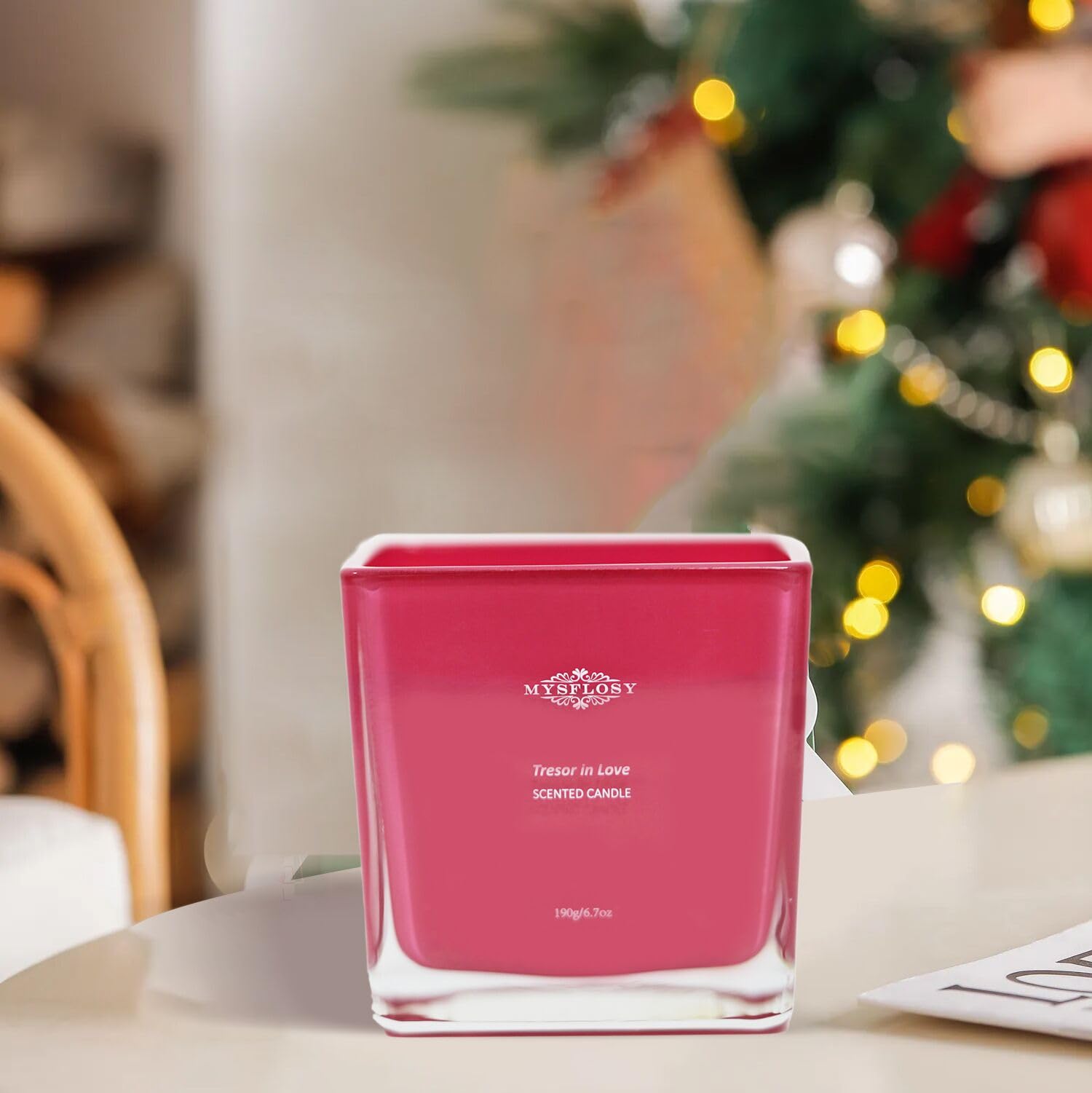 Mysflosy Soy Aromatherapy Candle, 40 Hour Burn time, Scented Candles with Floral and Fruity Scents MysflosyBuy Supplements Australia