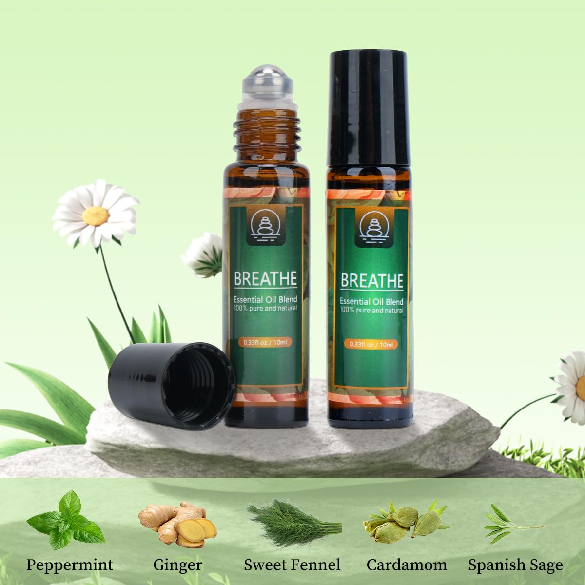 Breathe Easy Essential Oil Blend - Relief for Allergy, Sinus, Cough, and Congestion - Therapeutic GenericBuy Supplements Australia