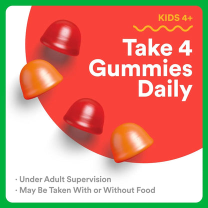 SmartyPants Organic Kids Multivitamin Gummies: Omega 3 (ALA), Vitamin D3, C, Vitamin B12, B6, A, K & Zinc for Immune Support, Biotin SmartyPants
