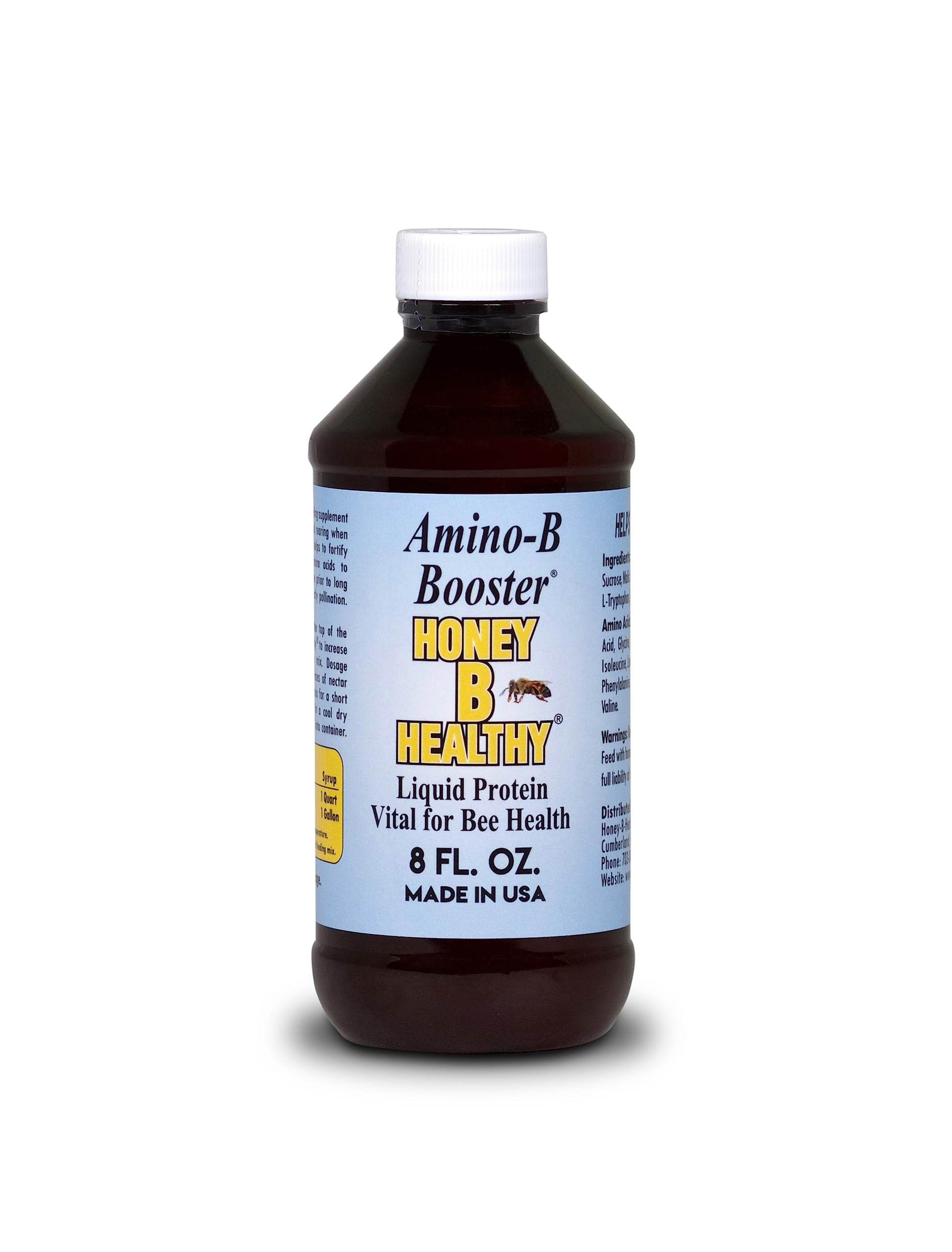 Amino-B Booster 8 oz. Bottle, Liquid Protein Vital for Bee Health Honey B HealthyBuy Supplements Australia