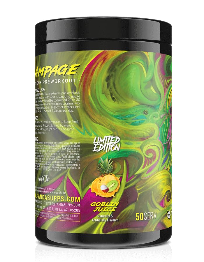 Underground Bio Labs Panda Supps: Rampage, Extreme Pre-Workout, High Stim, Maximum Underground Bio LabsBuy Supplements Australia