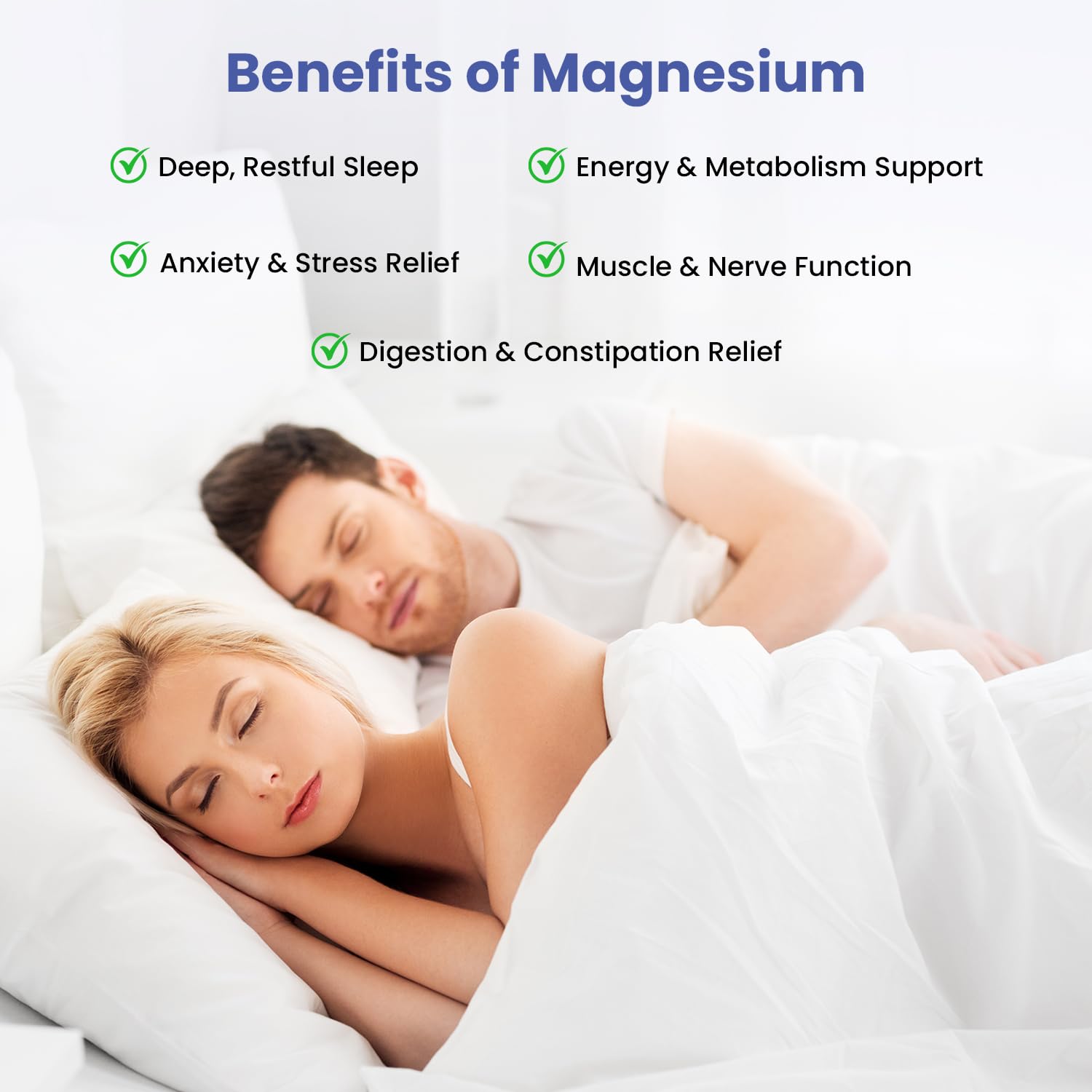 Magnesium Complex for Sleep, Relaxation, Digestion & Calm – Magnesium Glycinate, Citrate, Bisglycinate, Carbonate, Malate, Orotate, Taurate, + Humic/Fulvic for High Absorption - 90 ct. VITAMIZEDBuy Supplements Australia