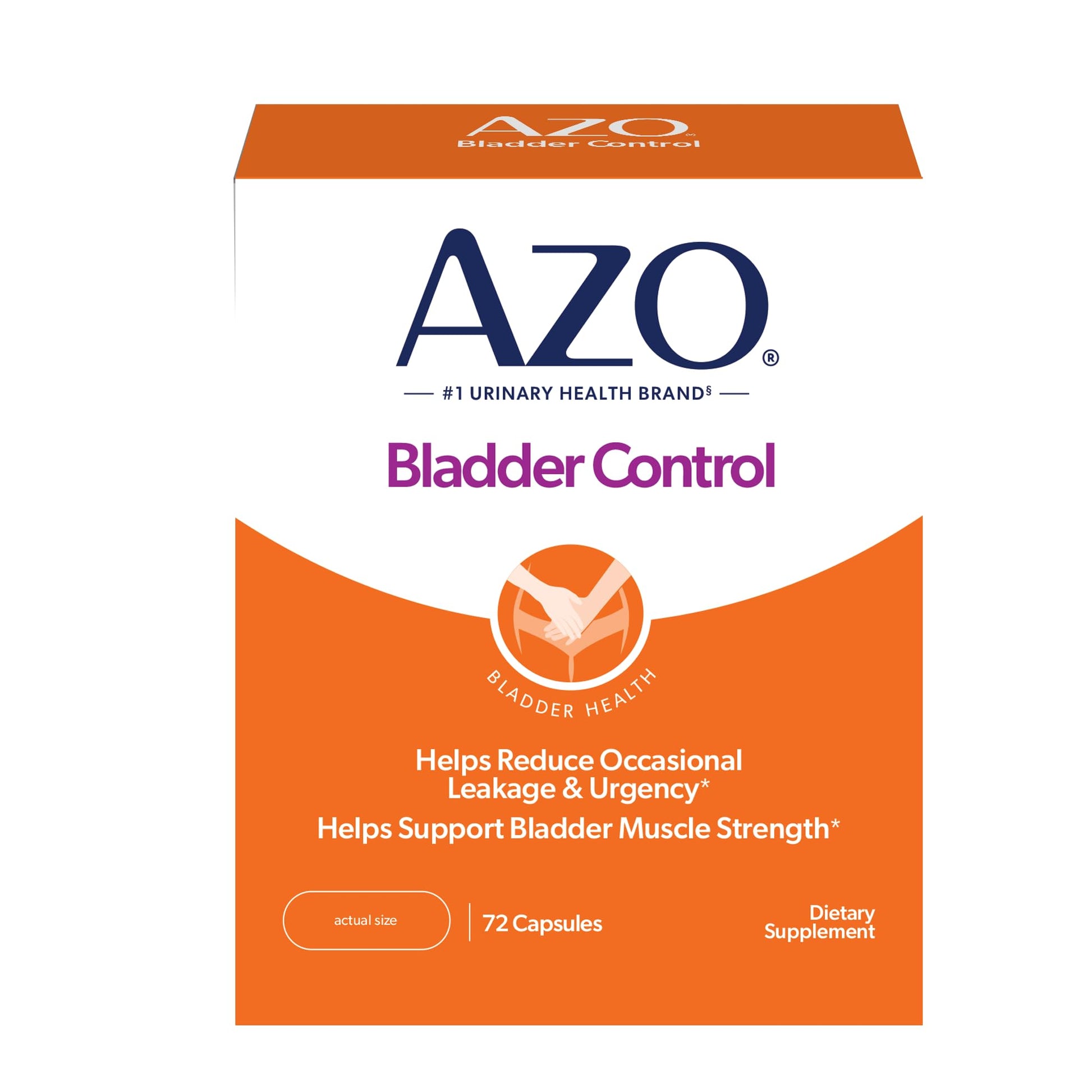 AZO Bladder Control with Go-Less Daily Supplement | Helps Reduce Occasional Urgency, leakage due to laughing, sneezing and exercise††† | 72 Capsules AZOBuy Supplements Australia