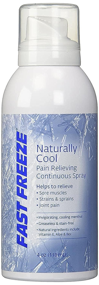 Fast Freeze All-Natural Cooling Pain Relief Therapy: Continuous Spray, 4 fl oz Fast FreezeBuy Supplements Australia