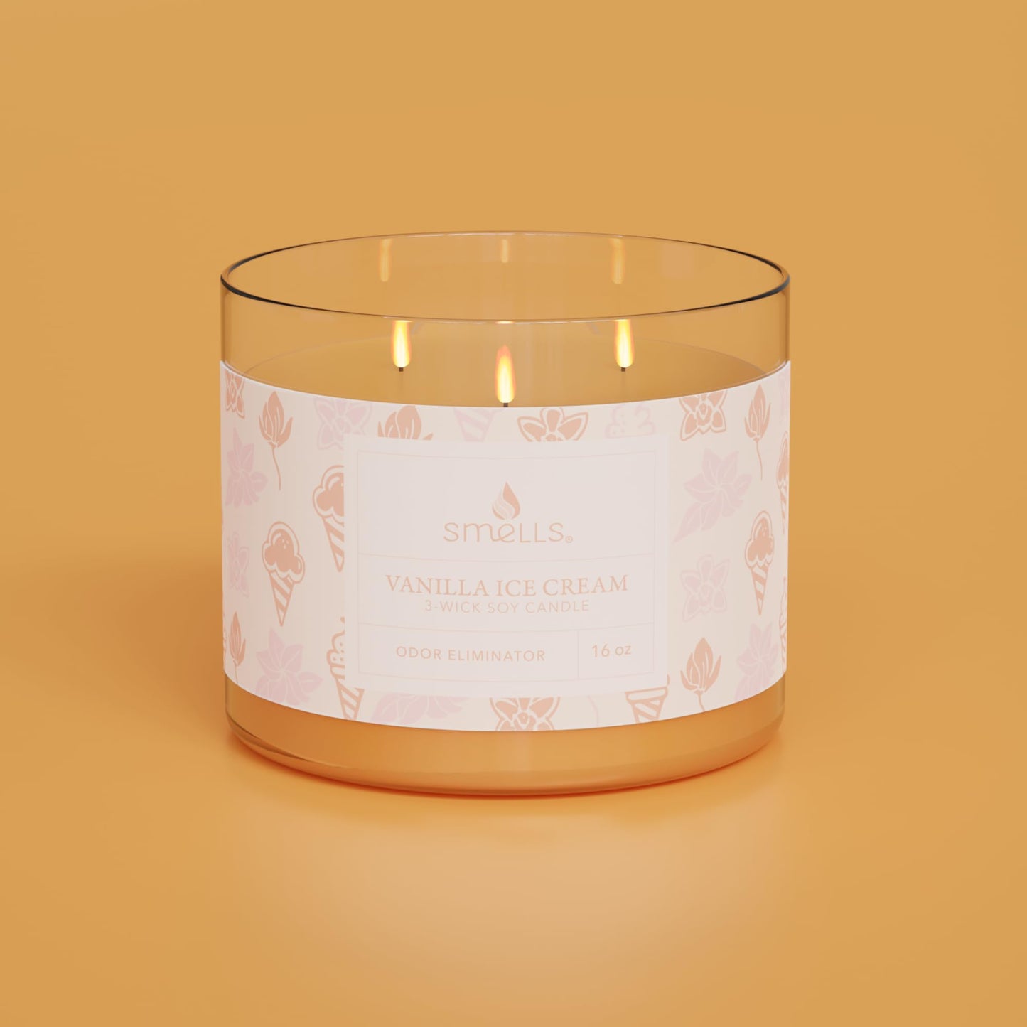 Smells - Odor Eliminator - Premium Soy Wax Jar Scented Candle 12oz. and 16oz. - 100% Cotton Single Wick SmellSBuy Supplements Australia