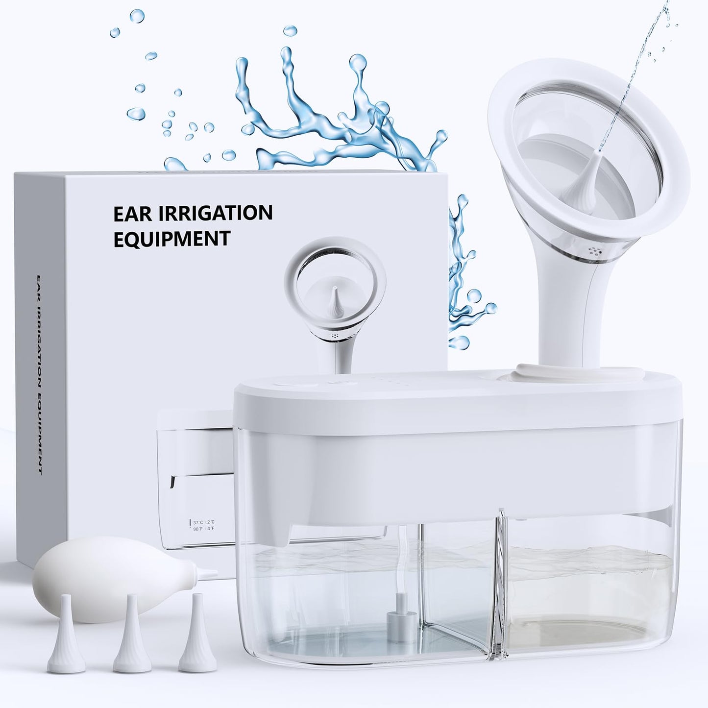 Water Powered Ear Cleaner, Ear Wax Removal Kit with Sewage System KAUGICBuy Supplements Australia
