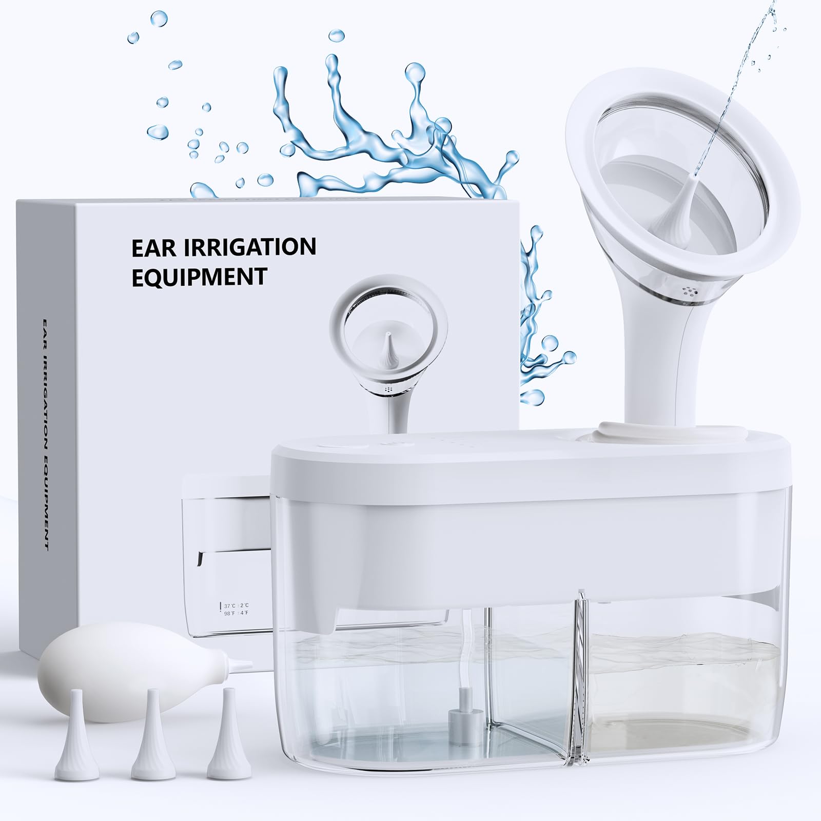 Water Powered Ear Cleaner, Ear Wax Removal Kit with Sewage System KAUGICBuy Supplements Australia