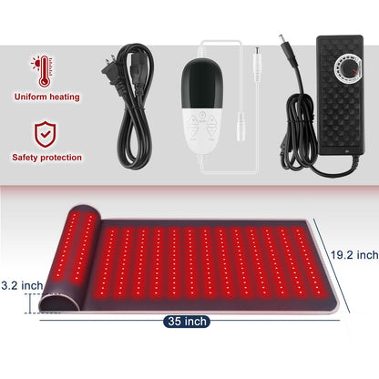 Rutollmit Red Light Therapy Mat - Experience Relaxation with 225 LEDs, 660nm Red Light RutollmitBuy Supplements Australia