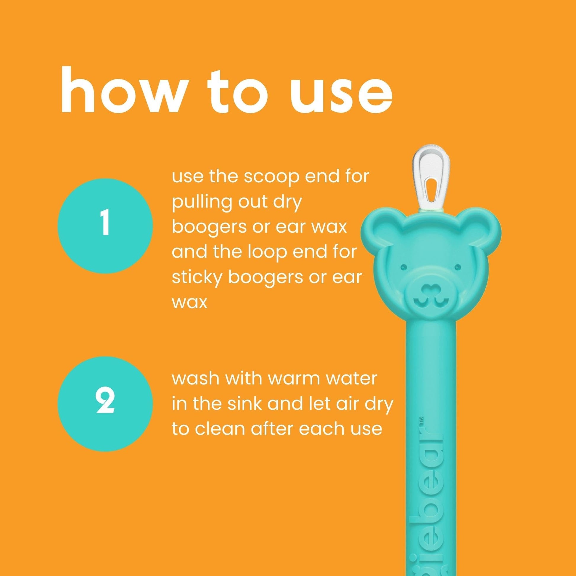 oogiebear - Nose and Ear Gadget. Safe, Easy Nasal Booger and Ear Cleaner oogiebearBuy Supplements Australia