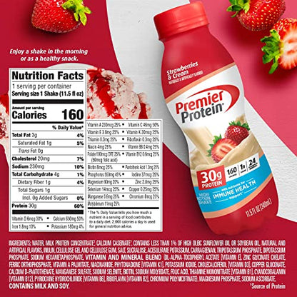 Premier Liquid Protein Shake -24 Vitamins & Minerals/Nutrients to Support Immune Health Premier ProteinBuy Supplements Australia