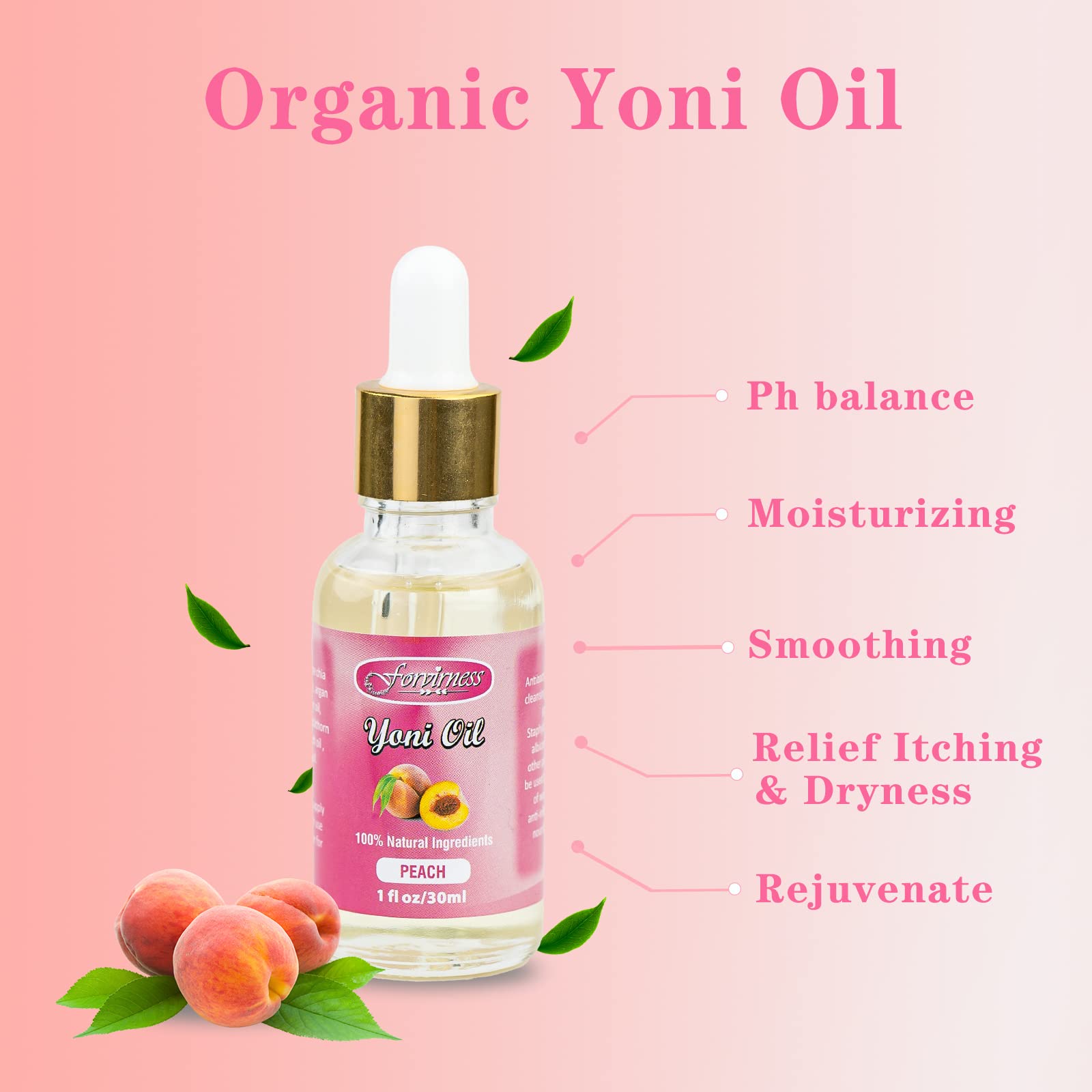 forvirness Feminine Wash & Natural Yoni Oil Set - Cleanse, Remove Odor, pH Balance for Women forvirnessBuy Supplements Australia