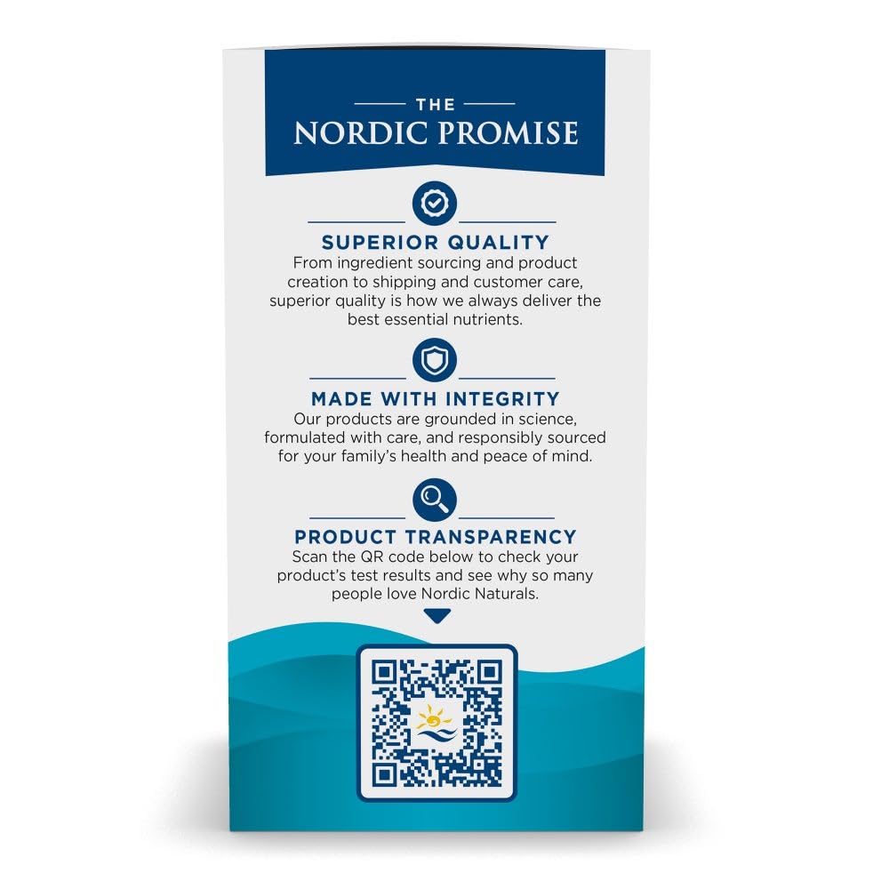 Nordic Naturals Ultimate Omega Mini D3, Lemon Flavor - 60 Mini Soft Gels - 1120 mg Omega-3 + 1000 IU Vitamin D3 - EPA & DHA - Promotes Brain & Heart Health - 30 Servings Nordic NaturalsBuy Supplements Australia
