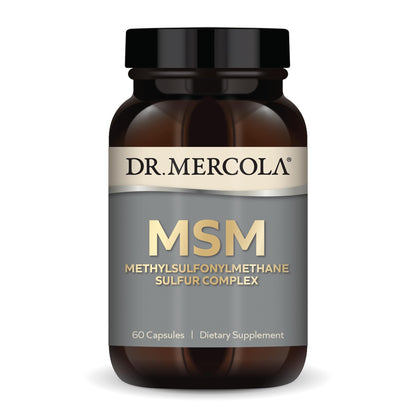 Dr. Mercola MSM Sulfur Complex - Joint Support & Cellular Health - OptiMSM - R-Alpha Lipoic Acid - TMG - Organic Sulfur Blend - 60 Capsules (30 Servings) Dr. MercolaBuy Supplements Australia