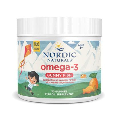 Nordic Naturals Nordic Omega-3 Gummy Fish, Tangerine - 30 Gummy Fish - 124 mg Total Omega-3s with EPA & DHA - Non-GMO - 30 Servings Nordic NaturalsBuy Supplements Australia