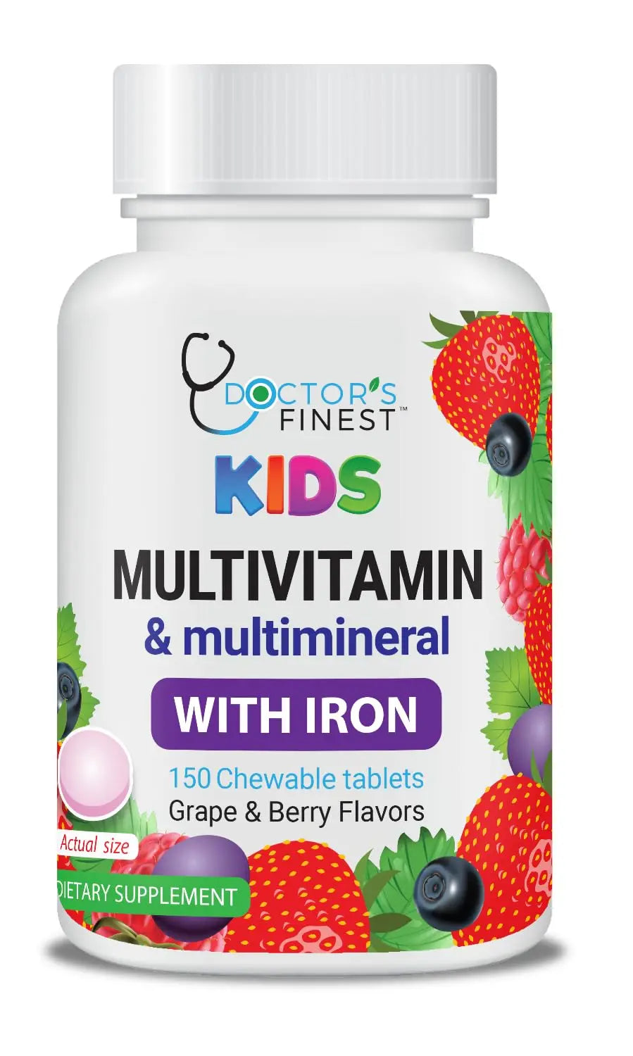 Lifeable Multivitamin & Multimineral with Iron Chewables for Kids – Vegetarian – Gluten Free Vegetarian – Great Tasting Doctors OrdersBuy Supplements Australia