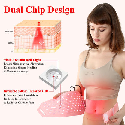 Red Light Therapy Belt for Body, Infrared Light Therapy for Pain Relief, Waterproof Red Light Therapy USUIEBuy Supplements Australia