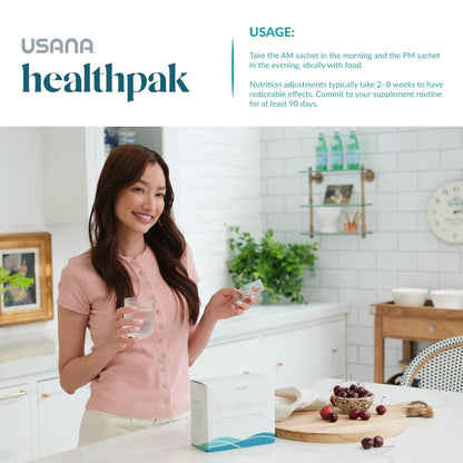USANA HealthPak with InCelligence Technology and Essential Nutrients and Antioxidants to Support Total Body Health* – Convenient Daily AM/PM Packets – 56 Packets – 28 Day Supply USANABuy Supplements Australia