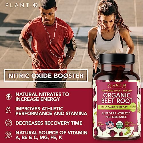 USDA Plant.O Premium Organic Beet Root Tablets [1350mg Beets Powder] with Black Pepper PLANT.O NUTRITIONBuy Supplements Australia
