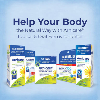 Boiron Arnicare Cream for Joint Pain, Muscle Pain, Swelling, Soreness, Stiffness, and Bruises - Fast Absorbing and Fragrance-Free - 4.2 oz BoironBuy Supplements Australia
