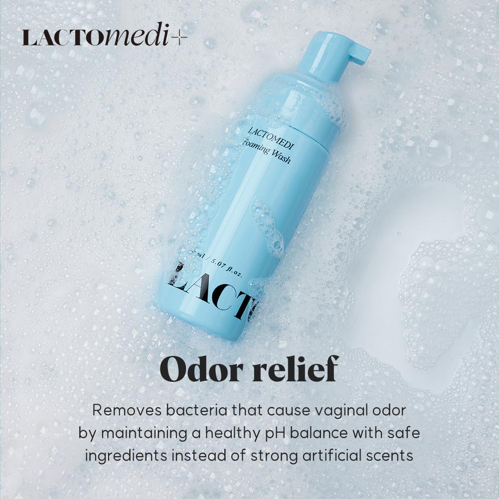 LACTOMEDI Feminine Foaming Wash | Gentle Foam Cleanser for Intimate Hygiene | pH-Balanced Formula LACTOMEDIBuy Supplements Australia