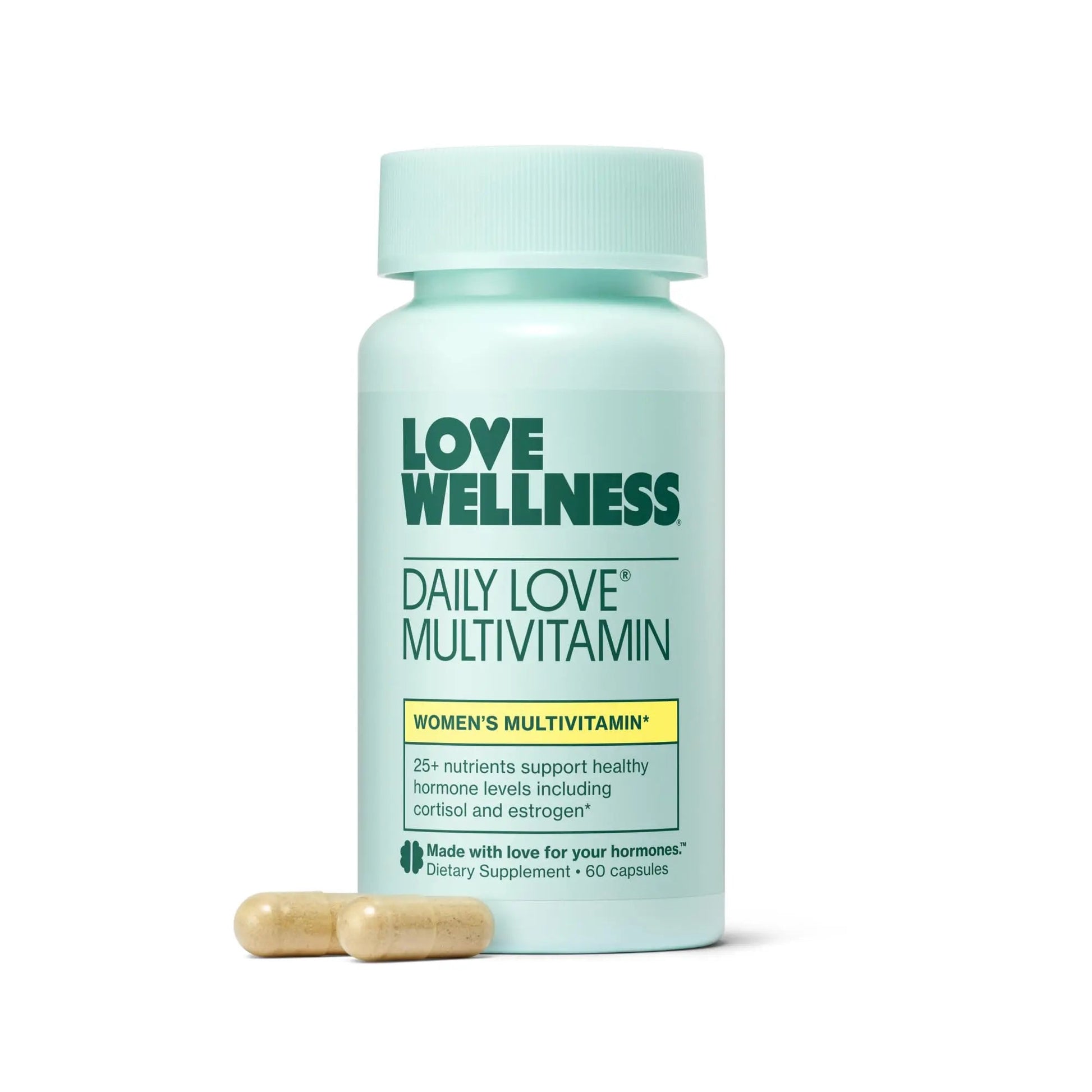 Love Wellness Daily Love Multivitamin for Women | Supports Energy, Cortisol, Immune Health, Stress Relief, & PMS | Complete with Vitamin D, C Love WellnessBuy Supplements Australia