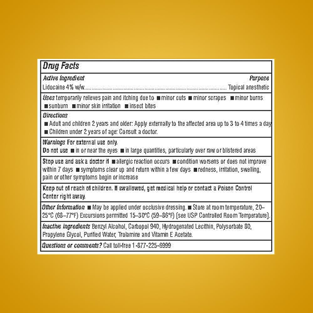 ASPERFLEX™ Lidocaine Pain Relief Cream 4% - Fast-Acting Numbing Cream for Muscle & Joint Pain, Arthritis, Backache, and More - 15G ASPERFLEXBuy Supplements Australia