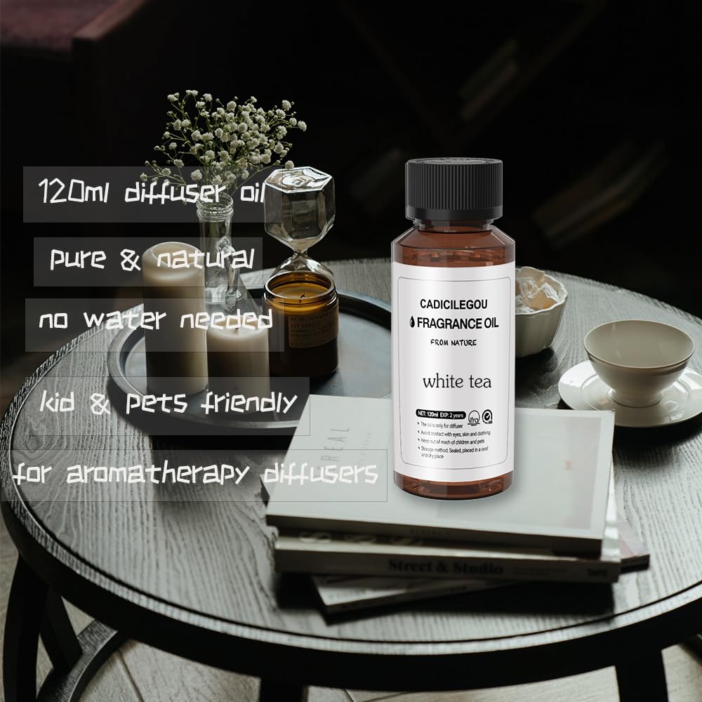 White Tea Essential Oils for Diffuser Hotel Collection - 100% Pure Orange Essential Oil Aromatherapy Oil CadicileGouBuy Supplements Australia