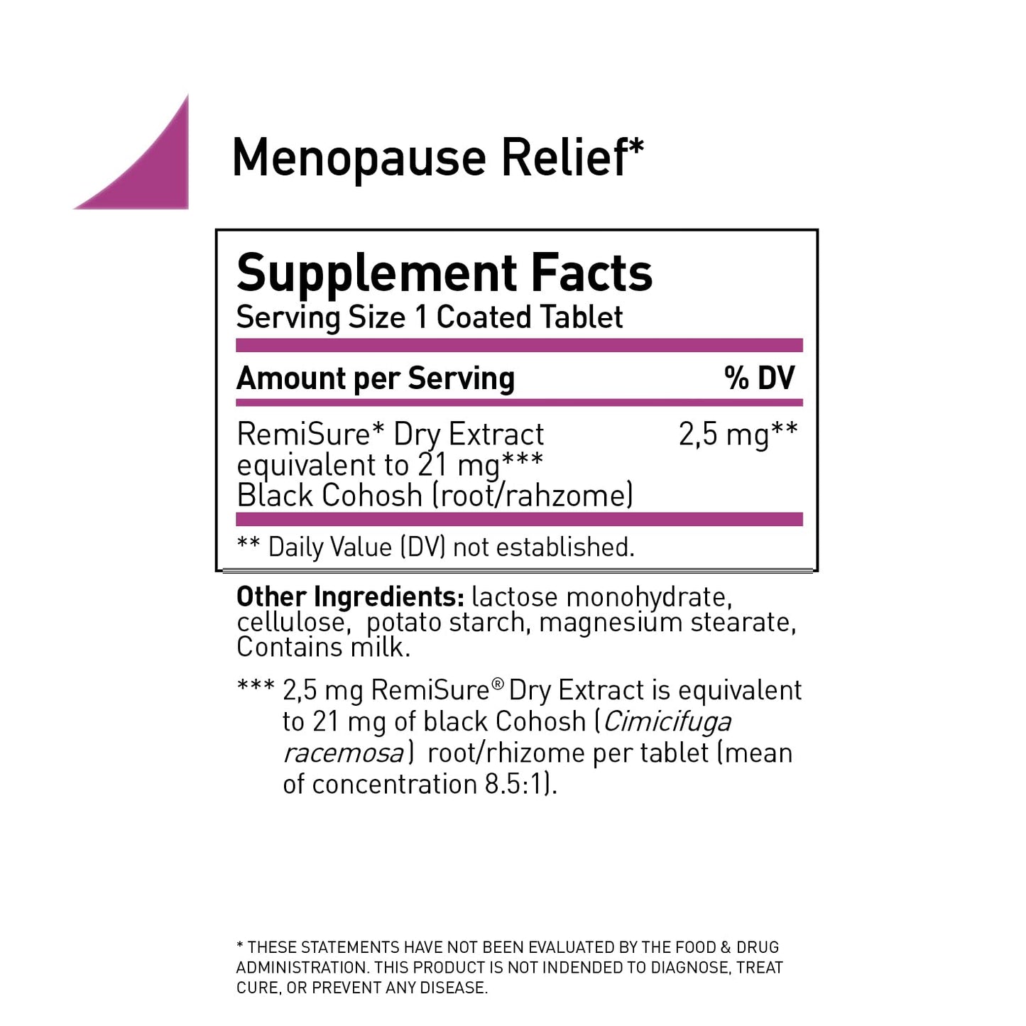 Remifemin - Menopause Symptoms Relief - Clinically Proven Ingredients - Menopause Supplements RemifeminBuy Supplements Australia