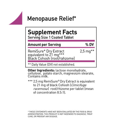 Remifemin - Menopause Symptoms Relief - Clinically Proven Ingredients - Menopause Supplements RemifeminBuy Supplements Australia