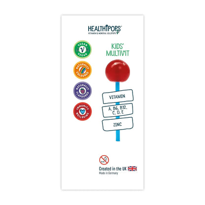 Healthipops Kids Multivitamin Lollipops (6-Pack) Healthipops Vitamin & Mineral LollipopsBuy Supplements Australia