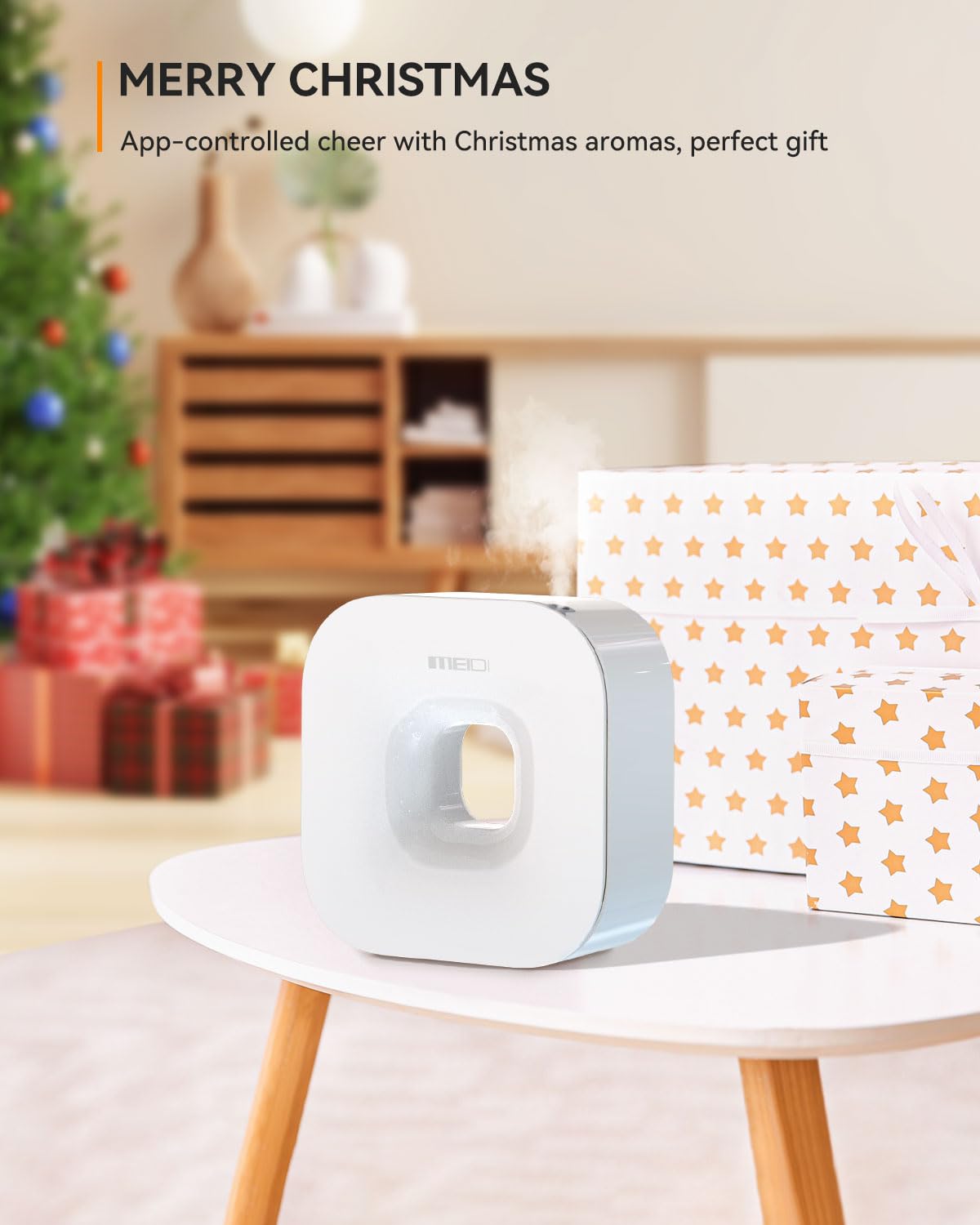 MEIDI Waterless Essential Oil Diffuser - Bluetooth Cordless Aromatherapy Diffuser with App Control MEIDIBuy Supplements Australia