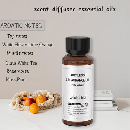 White Tea Essential Oils for Diffuser Hotel Collection - 100% Pure Orange Essential Oil Aromatherapy Oil CadicileGouBuy Supplements Australia