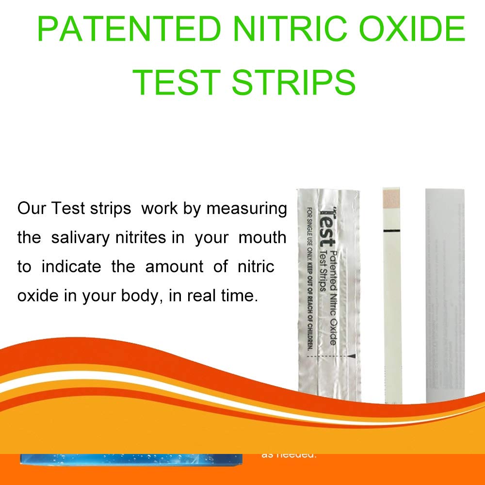 Nitric Oxide Test Strips [25strips]- Nitric Oxide Indicator Strips Work by Measuring The TONNYLABBuy Supplements Australia
