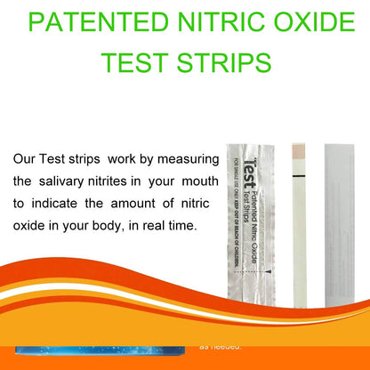 Nitric Oxide Test Strips [25strips]- Nitric Oxide Indicator Strips Work by Measuring The TONNYLABBuy Supplements Australia