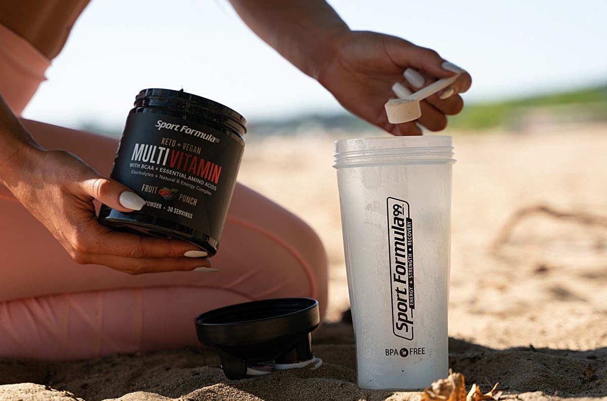 Sport Formula 99 Multivitamin Powder - Drink Mix for Men Women BCAA Amino Acids Won’t Upset Your Stomach - Keto Vegan Multivitamin Fruit Punch - Electrolytes Super B Complex Digestive Enzyme Sport Formula 99Buy Supplements Australia